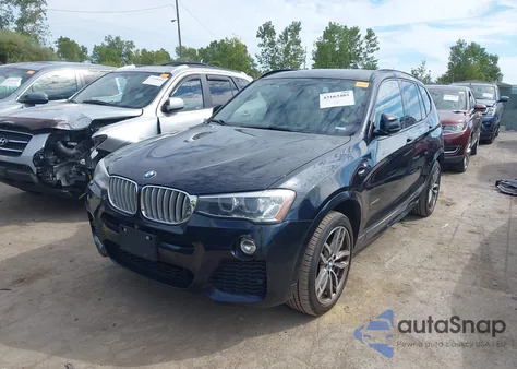 2017 BMW X3 xDrive28I from USA, damaged, VIN 5UXWX9C52H0T10467